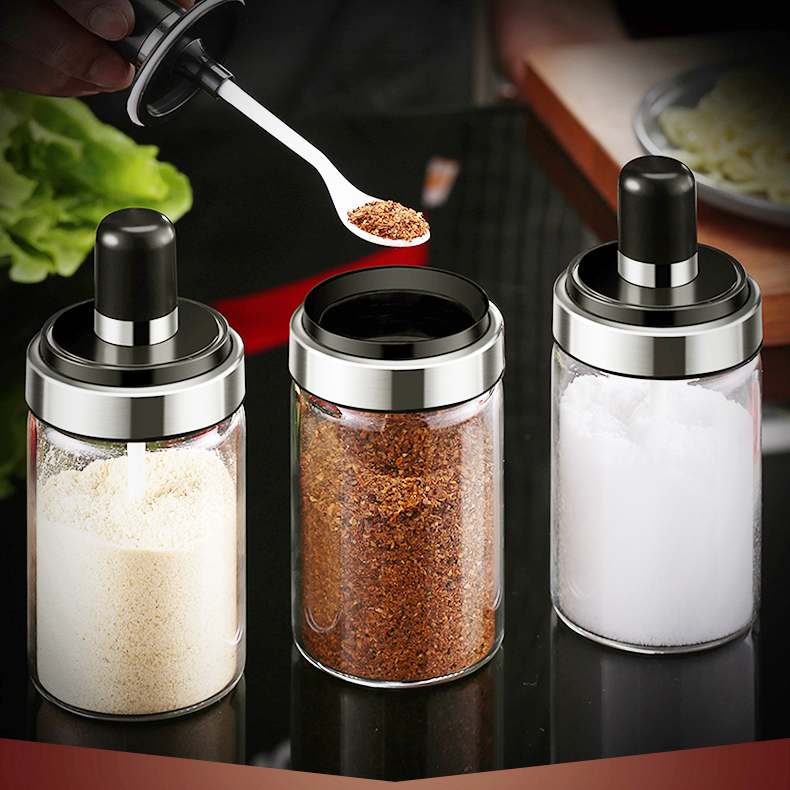 GLASS SEASONING BOTTLE 2