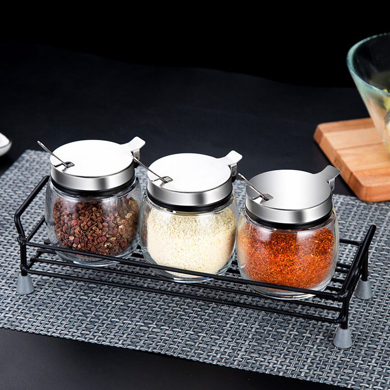 GLASS SEASONING BOTTLE 4